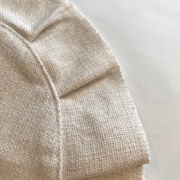 Easter Ruffled Apron, Easter Bunny, Cooking, Baking, Gardening, Linen Poly Blend - Picture 4 of 4